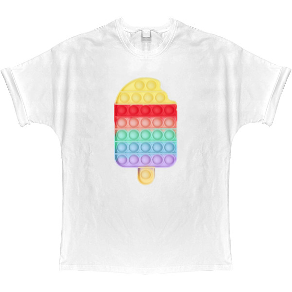 T-shirt Oversize - POP IT ICE CREAM - Mfest