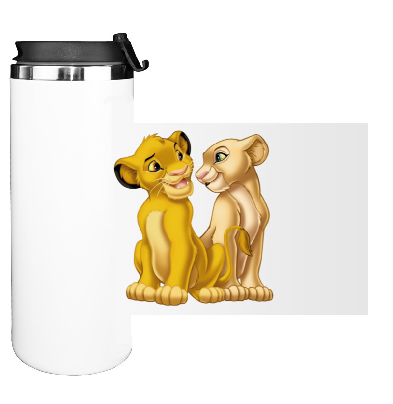 Water Bottle on Tumbler - lion king - Mfest