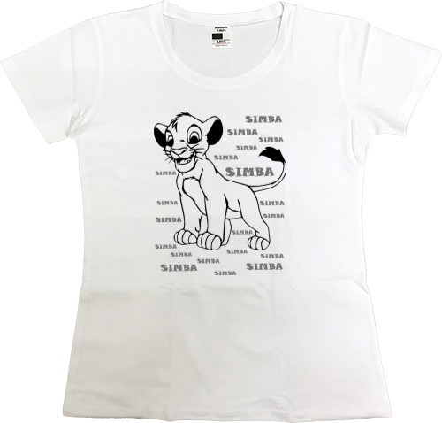 Women's Premium T-Shirt - Simba2 - Mfest