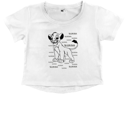 Kids' Premium Cropped T-Shirt - Simba2 - Mfest