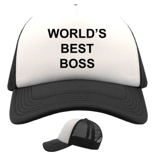 Trucker Cap - Worlds best boss - Mfest