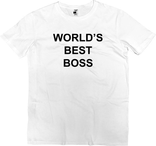 Футболка Преміум Дитяча - Worlds best boss - Mfest