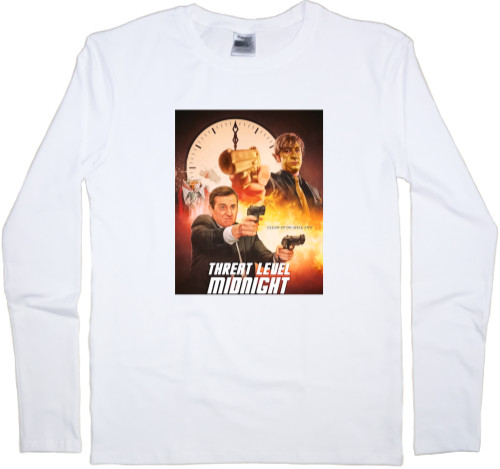 Kids' Longsleeve Shirt - threat level midnight - Mfest