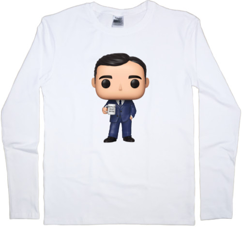 Men's Longsleeve Shirt - The Office - Michael Scott Pop - Mfest