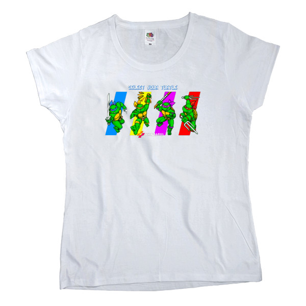 Women's T-shirt Fruit of the loom - Teenage Mutant Ninja Turtles: The Hyperstone Heist - Mfest