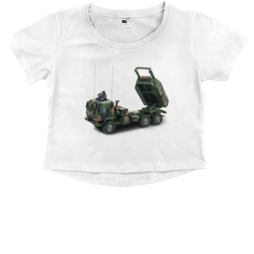 Kids' Premium Cropped T-Shirt - Himars - Mfest