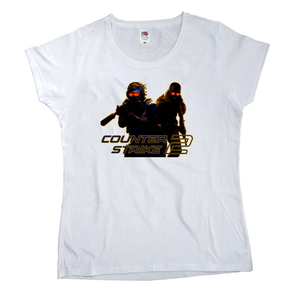 Women's T-shirt Fruit of the loom - counter strike 2 - Mfest