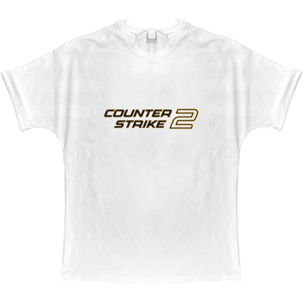 T-shirt Oversize - counter strike 2 logo - Mfest