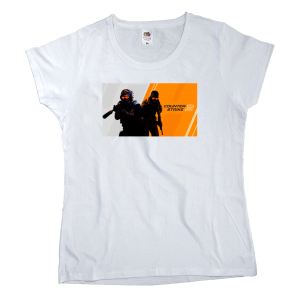 Women's T-shirt Fruit of the loom - counter strike 2 game - Mfest