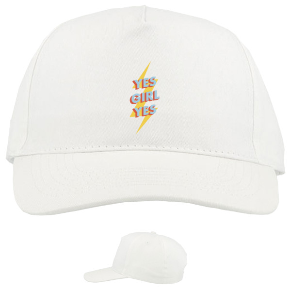 Baseball Caps - 5 panel - yes girl yes - Mfest