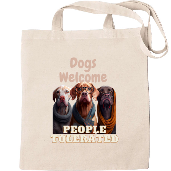 Tote Bag - Funny dogs saying - Mfest