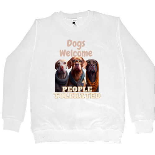 Women's Premium Sweatshirt - Funny dogs saying - Mfest