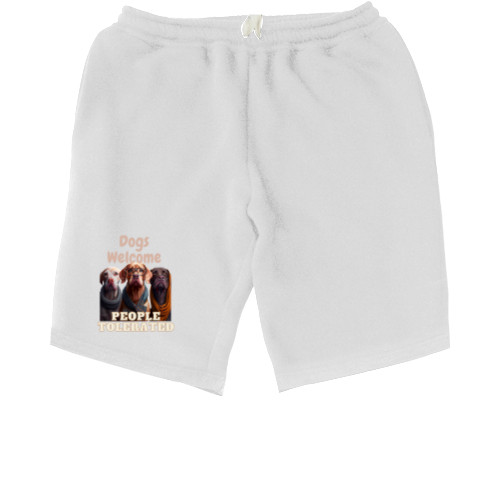 Men's Shorts - Funny dogs saying - Mfest