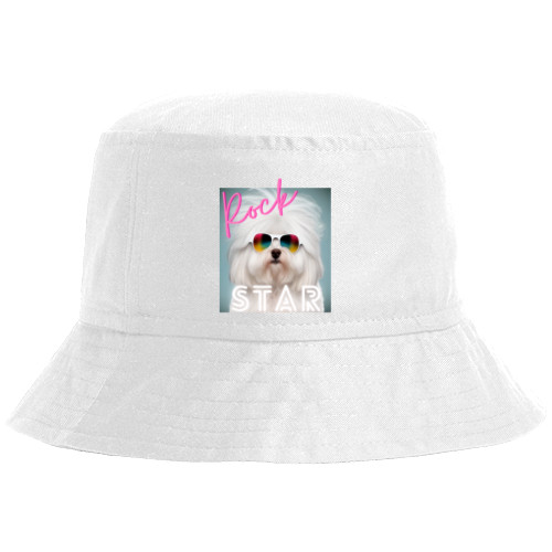 Bucket Hat - Maltese, funny Maltese Rock Star - Mfest