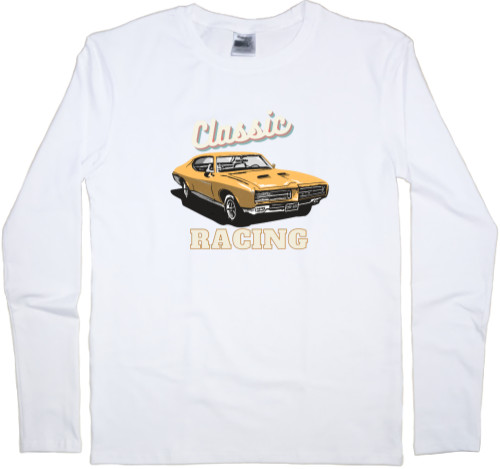 Kids' Longsleeve Shirt - Vintage Racing Classic Car - Mfest