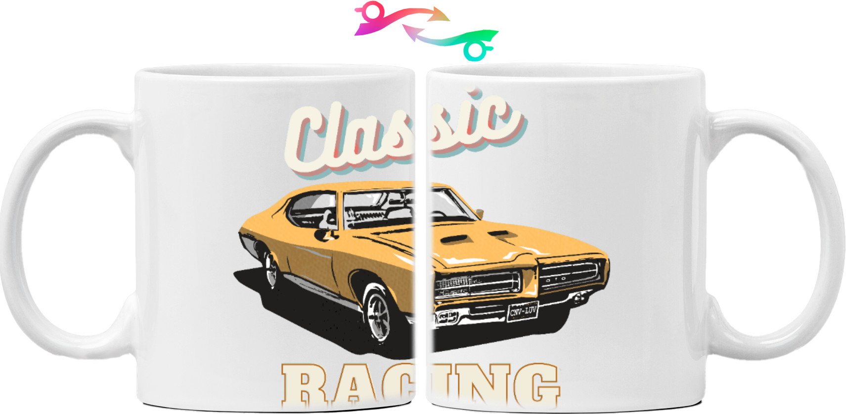 Mug - Vintage Racing Classic Car - Mfest