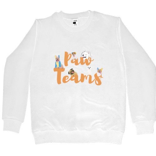 Men’s Premium Sweatshirt - Paw teams, cute dogs - Mfest