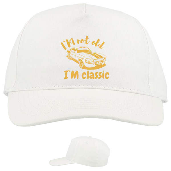 Baseball Caps - 5 panel - Mustang Vintage car, I'm not old Im classic - Mfest