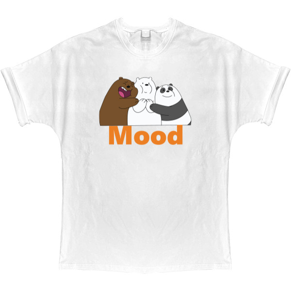 T-shirt Oversize - Funny bears, bears mood, bears, pandas - Mfest