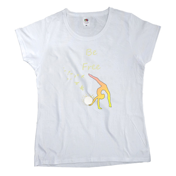 Women's T-shirt Fruit of the loom - Be free - Mfest