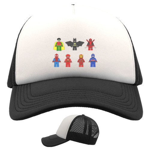 Kids' Trucker Cap - Lego Heroes DC/Marvel - Mfest