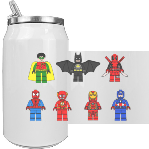 Aluminum Can - Lego Heroes DC/Marvel - Mfest