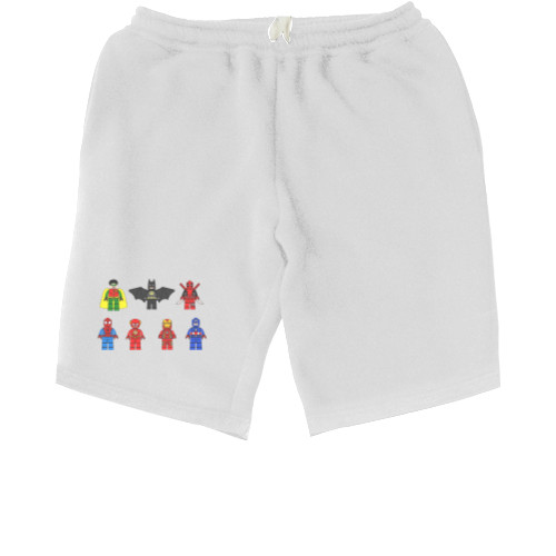 Men's Shorts - Lego Heroes DC/Marvel - Mfest