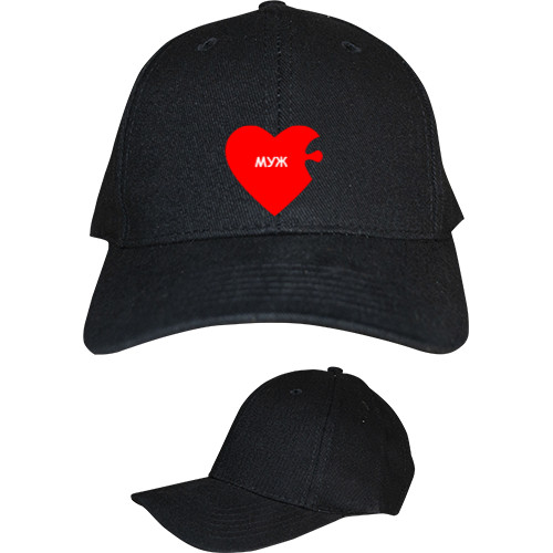 Kids' Baseball Cap 6-panel - Пазл "Муж и жена" (муж) - Mfest