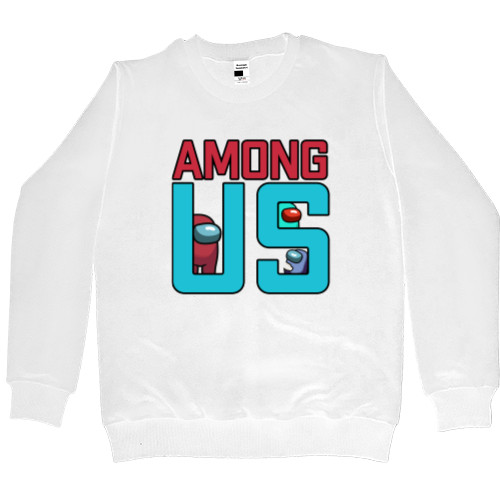 Men’s Premium Sweatshirt - Among US text art - Mfest