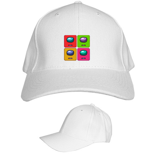 Kids' Baseball Cap 6-panel - Among Us po art - Mfest