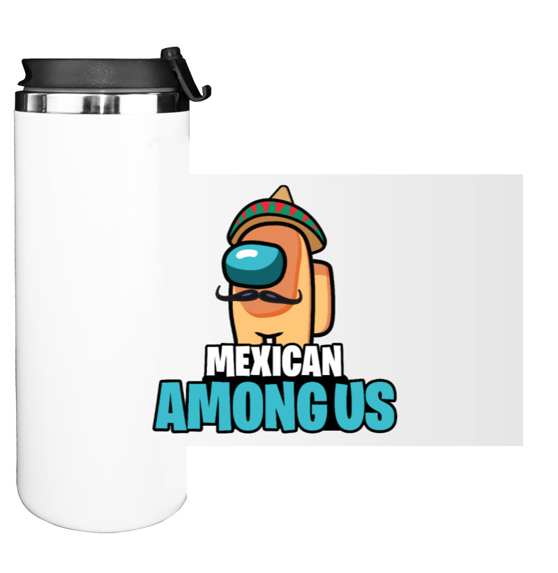 Water Bottle on Tumbler - mexican among us - Mfest