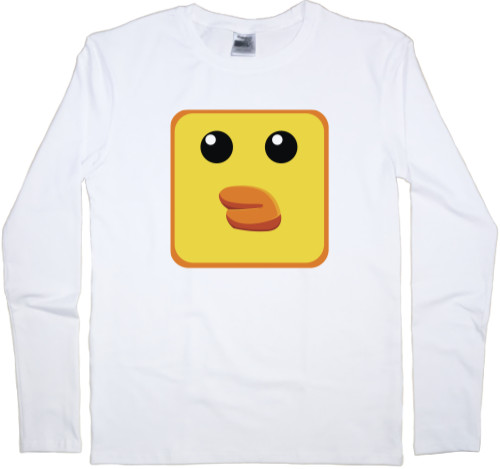 Men's Longsleeve Shirt - Leon duck cube art - Mfest