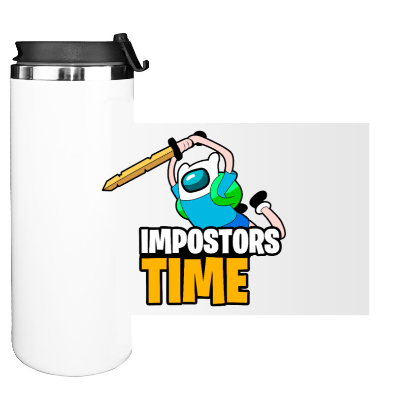 Water Bottle on Tumbler - Impostors time - Mfest