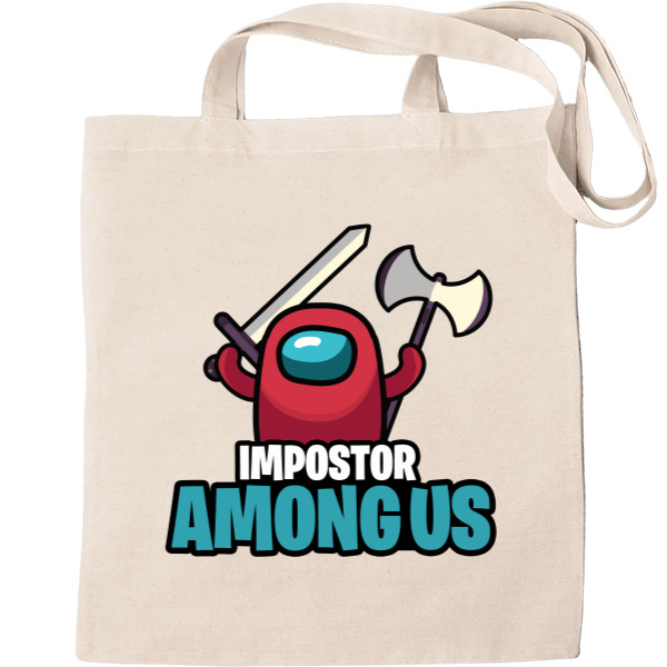 Among Us - Tote Bag - Impostor is hear - Mfest