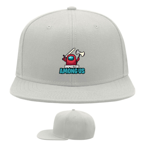 Among Us - Snapback Baseball Cap - Impostor is hear - Mfest