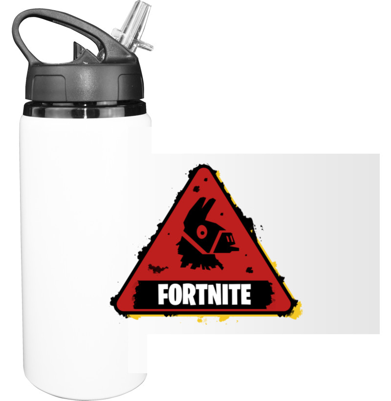 Sport Water Bottle - Fortnite road signs - Mfest