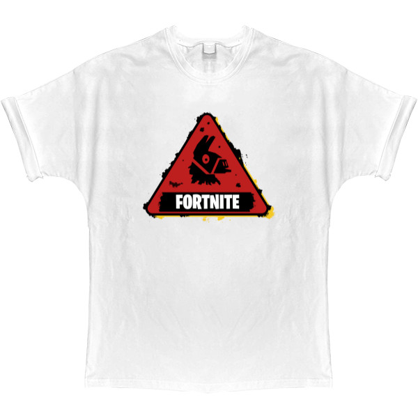 T-shirt Oversize - Fortnite road signs - Mfest