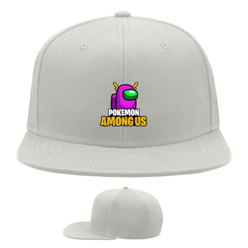 Snapback Baseball Cap - pokemon among us - Mfest