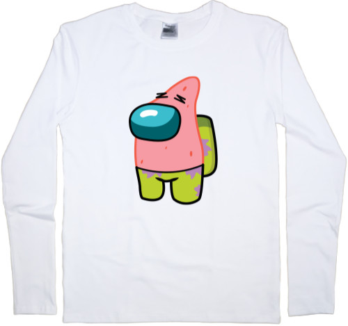 Among Us - Kids' Longsleeve Shirt - Patrick among us - Mfest