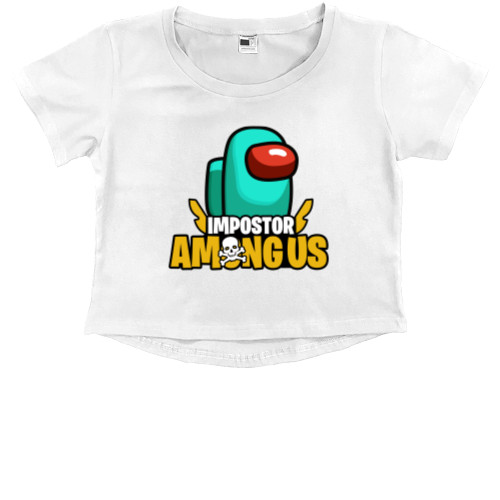 Kids' Premium Cropped T-Shirt - New Impostor - Mfest