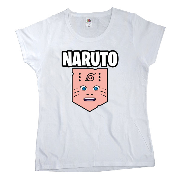 Футболка Классика Женская Fruit of the loom - Naruto Logo - Mfest