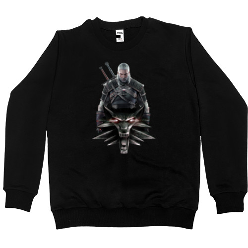 Men’s Premium Sweatshirt - White wolf - Mfest