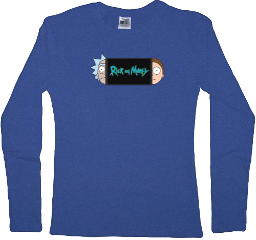 Women's Longsleeve Shirt - Rick and Morty game console - Mfest