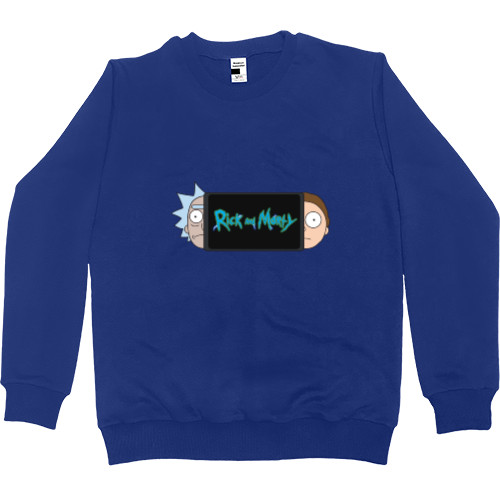 Men’s Premium Sweatshirt - Rick and Morty game console - Mfest