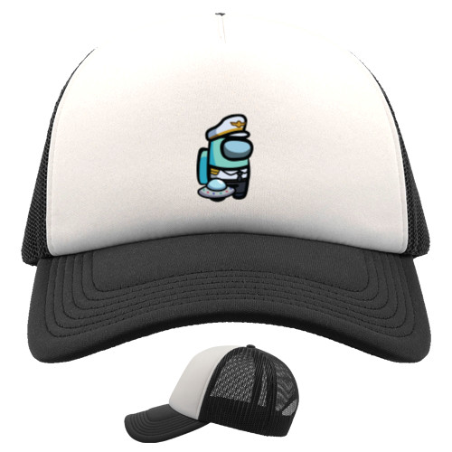 Kids' Trucker Cap - Among Us - Captain Turquoise - Mfest