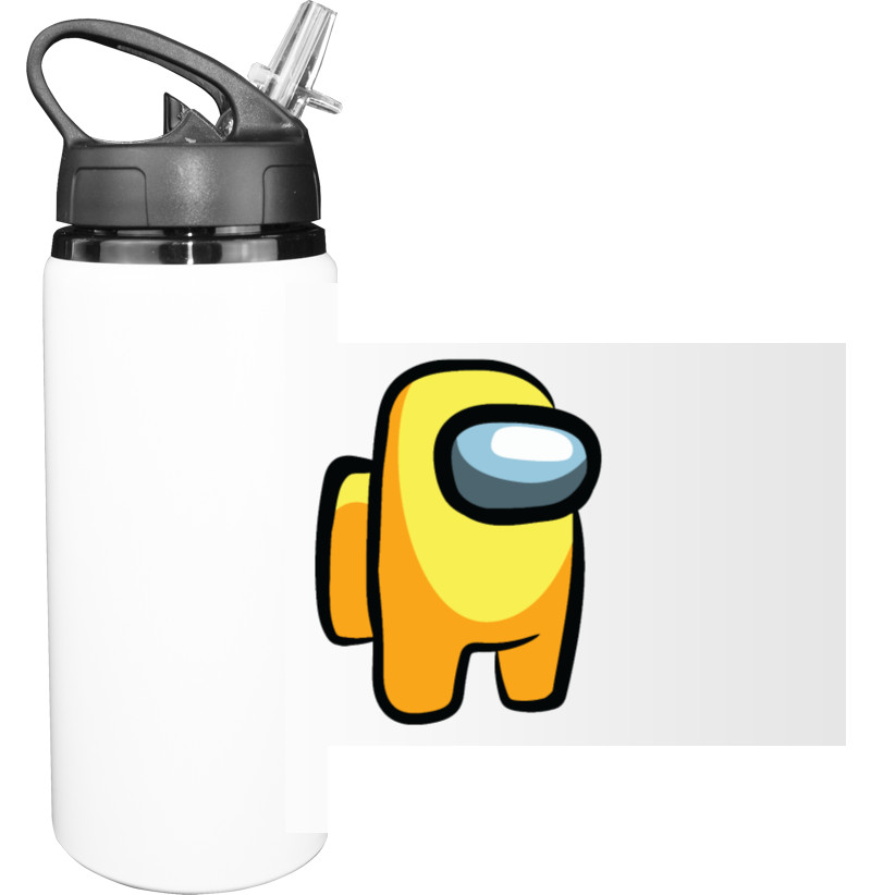 Sport Water Bottle - Among Us - Yellow - Mfest