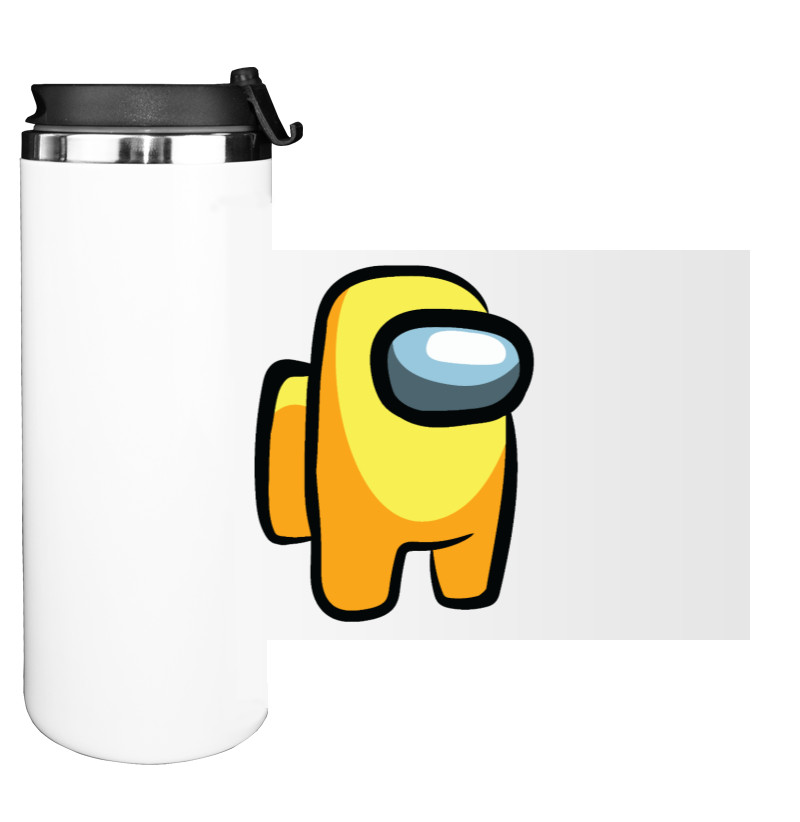 Water Bottle on Tumbler - Among Us - Yellow - Mfest