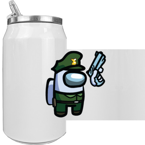 Aluminum Can - Among Us - Military White - Mfest