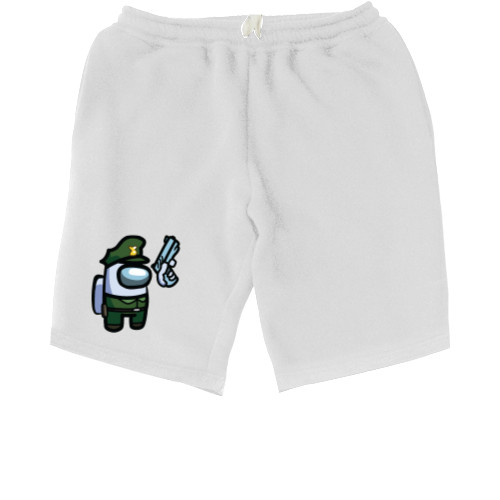 Kids' Shorts - Among Us - Military White - Mfest