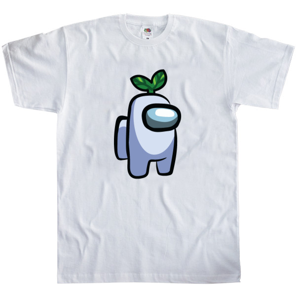 Kids' T-Shirt Fruit of the loom - Among Us - White Plant - Mfest